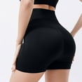 thumbnail image 4 of Ashirexll Women's Shorts, High Waisted Shorts Women, Elastic Seamless High Waist Yoga Shorts for and Drying Training Sports Pants, 4 of 5