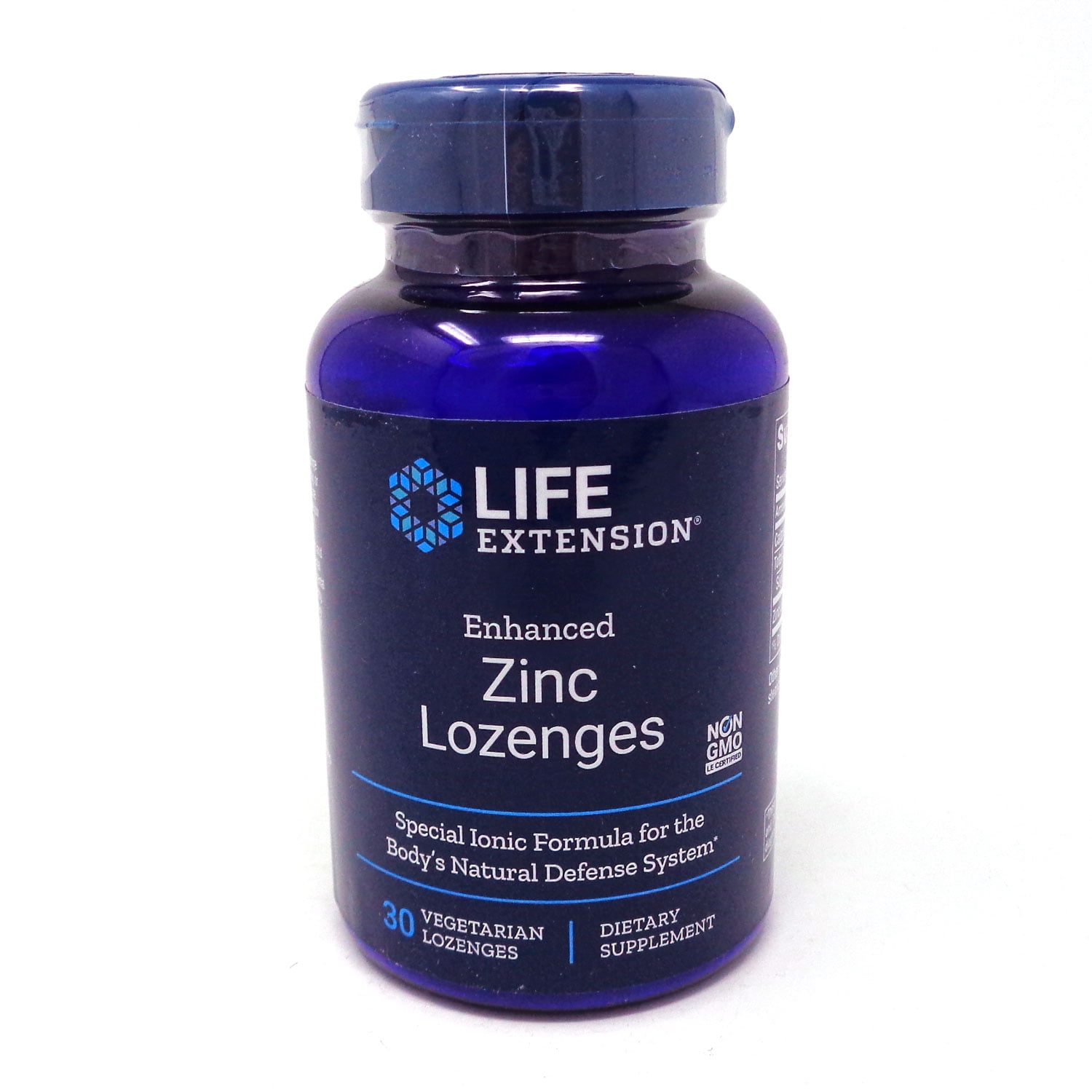 Life Extension - Enhanced Zinc Lozenges - 30 Vegetarian Lozenges