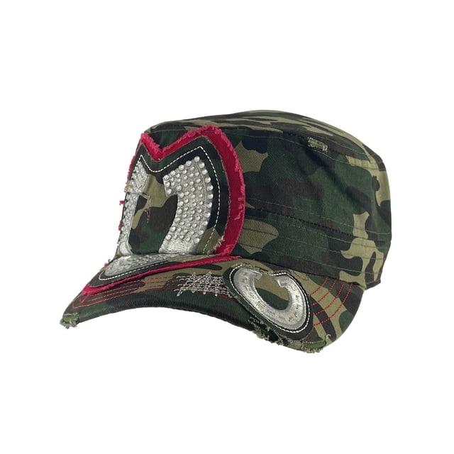 Top Headwear Casquette Ajustable Imprimée pour Femmes - Camouflage - Fer à Cheval