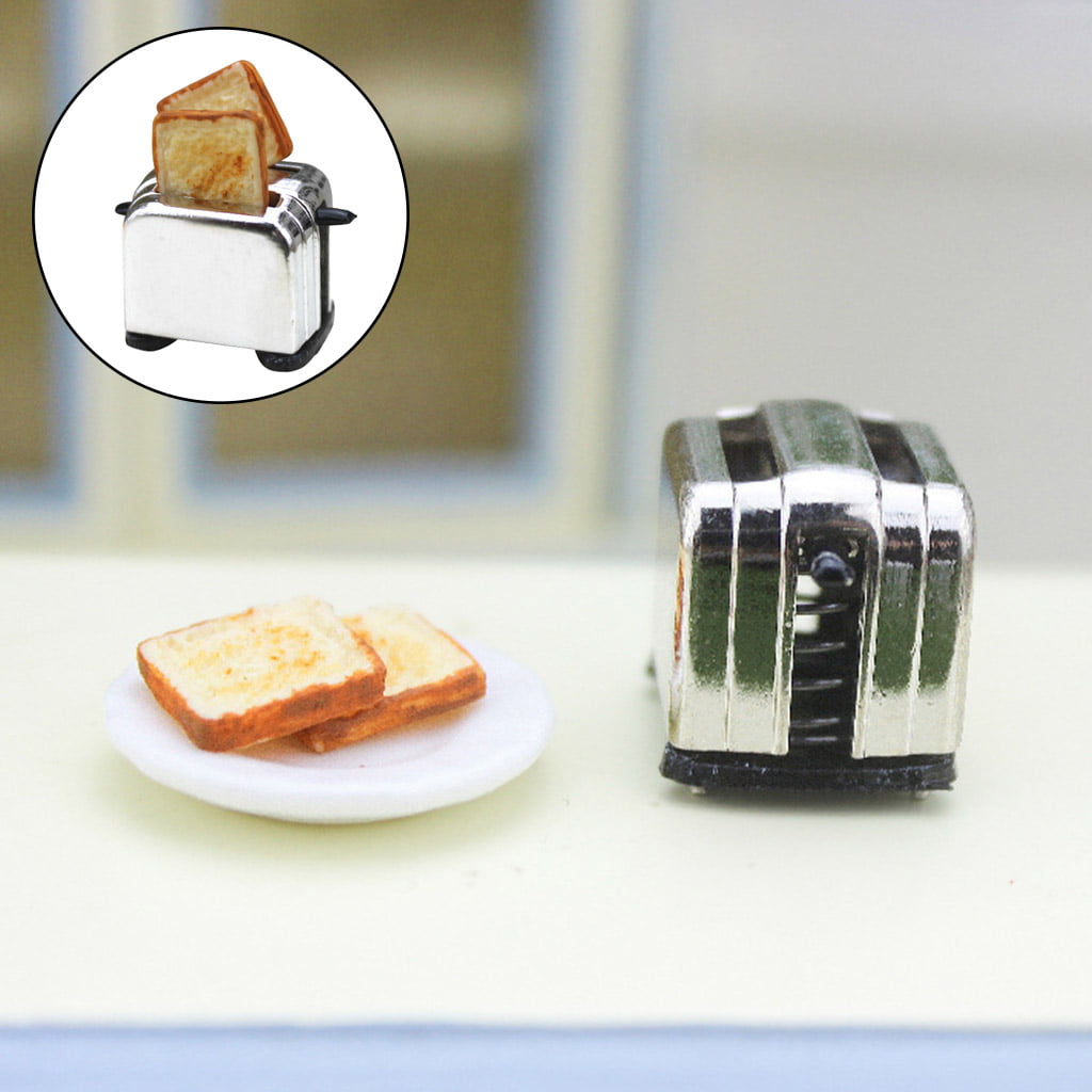 1/12 Scale dollhouse bread machine with toast miniature cute decorations toaRSSN 