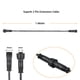 thumbnail image 4 of Cable de extensión Tomshine Extension Cable Wire 5 Pack 1M / 3.3Ft 2Pin con conectores macho y hembra IP67 Resistencia al agua para cubierta Light Tomshine Cable de extensión, 4 of 7