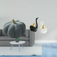 thumbnail image 2 of Almohadas de calabaza de Halloween más estatuas de cisne, esculturas, almohadas decorativas de cerámica suave, adecuadas para regalar y decorar el, 2 of 8