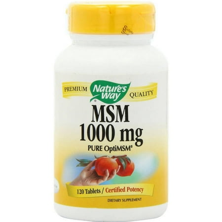 Nature's Way MSM Vegetarian Capsules, 120 CT