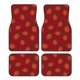 thumbnail image 1 of Fotbe Strawberry Juego de 4 Tapetes para Auto con Estampado – Alfombrillas de Goma Reforzada, Diseño Antideslizante, Protección para Todo el Año – Vehículos, Autos, Camionetas y SUVs, 1 of 7