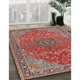 thumbnail image 3 of Ahgly Company Machine Washable Indoor Square Traditional Light French Beige Brown Area Rugs, 10' Square, 3 of 7