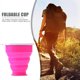 thumbnail image 3 of Botella de agua de silicona para viajes de camping, taza plegable portátil (rosa roja) Likrtyny Para estrenar, 3 of 9