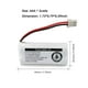 thumbnail image 3 of Batería Inalámbrica Ni-MH Kruta BT162342 2.4V 800mAh Paquete de 8, 3 of 7