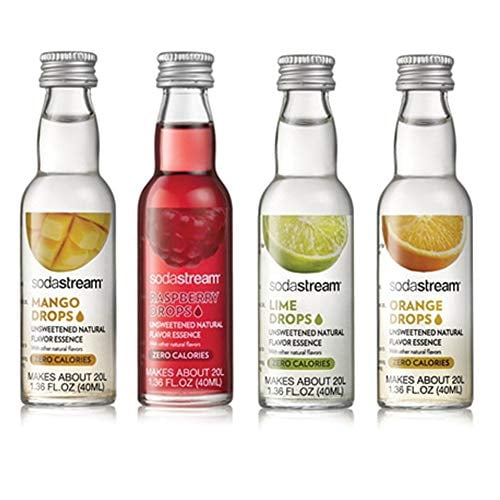 SodaStream Fruit Drops Variety Pack Mango, Raspberry, Lime & Orange