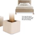 thumbnail image 4 of 4 unids/set de elevadores de patas de muebles para el hogar de plástico simulado de cerámica para mesa, escritorio, cama, sofá y armario, 4 of 13
