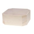 thumbnail image 1 of Unfinished Wooden Box, Premium Sturdy Storage Boxes with Lid, Wooden , 19.5x19.5x8cm, 1 of 8