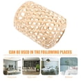 thumbnail image 1 of CTIRCHIU Bamboo Lampshade Woven Light Diffusion for Bedrooms 1Set, 1 of 6