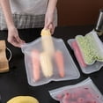 thumbnail image 2 of 1/2/3/5Pcs Reusable Food Freezer Bags Leakproof Silicone Ziplock Bags BPA Free Meat Fruit Veggies Storage Bag Dishwasher Safe, 2 of 10
