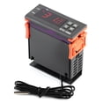 thumbnail image 2 of Termostato controlador de temperatura Digital Universal STC-1000 de 12-24V con Sensor de CA para incubadora de elaboración de cerveza interior regulador de enfriamiento de calefacción, 2 of 8