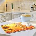 thumbnail image 6 of Autumn Fall Dish Drying Mat 16x18 inch Pumpkin Fall Leaves Butterfly Drying Pad Dish Drainer Mat Protector for Kitchen Countertops Counter, 6 of 8