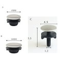 thumbnail image 4 of Couvercle Décoratif de Distributeur de Savon d'Accessoires d'Évier d'Acier Inoxydable, 4 of 4