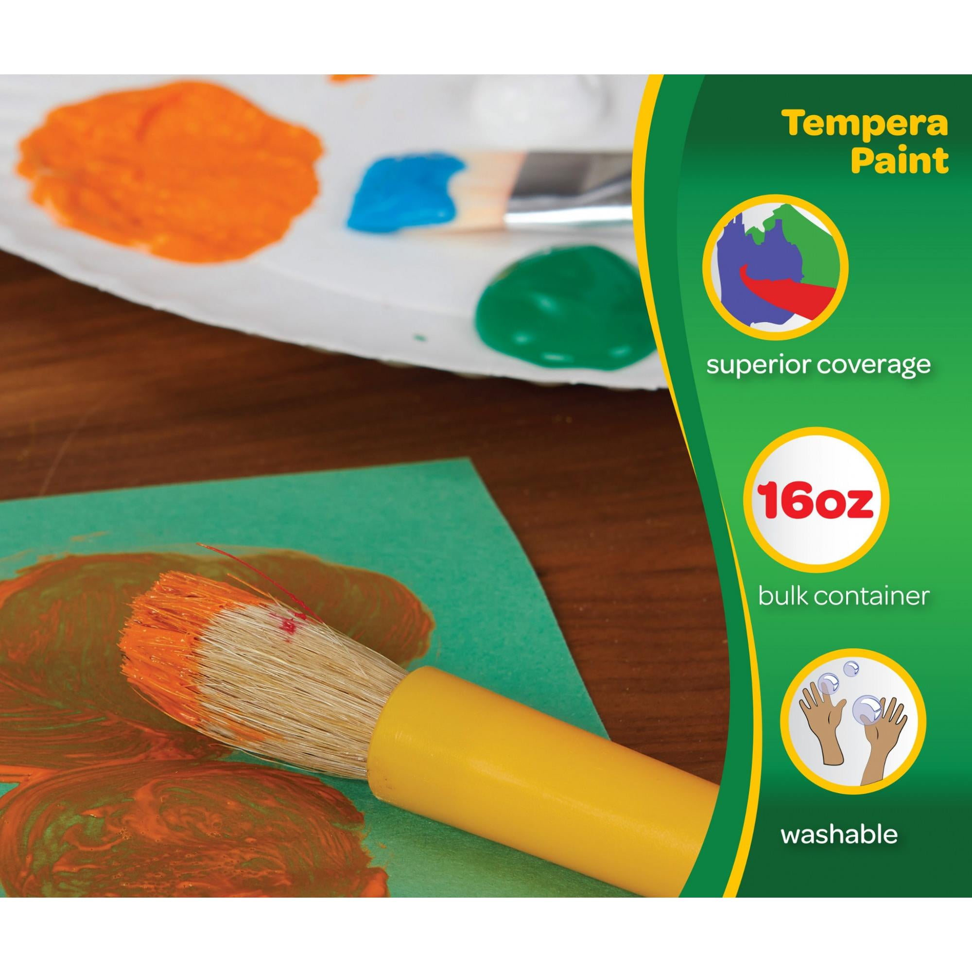 16 oz. Crayola® Washable Tempera Paint Assortment