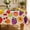 Color 2, variant on Rectangle Tablecloth Rdsfhsp Vintage Blue Floral Tablecloth French Country Flower Table Cover Washable Polyester Tablecloth for Dining Kitchen 70×55 inch
