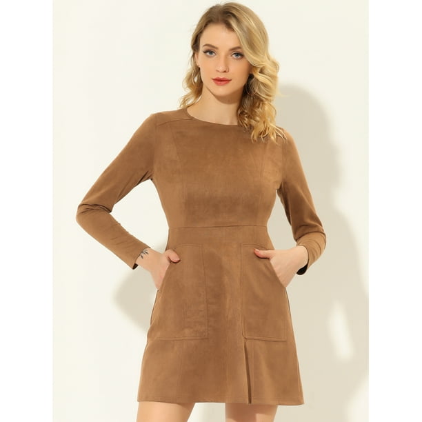 Robe best sale faux daim