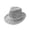 Light Gray, variant on HGIEYS Straw Fedora Hat for Women Men Mesh Trilby Hat Panama Cuban Summer Beach Sun Outdoor