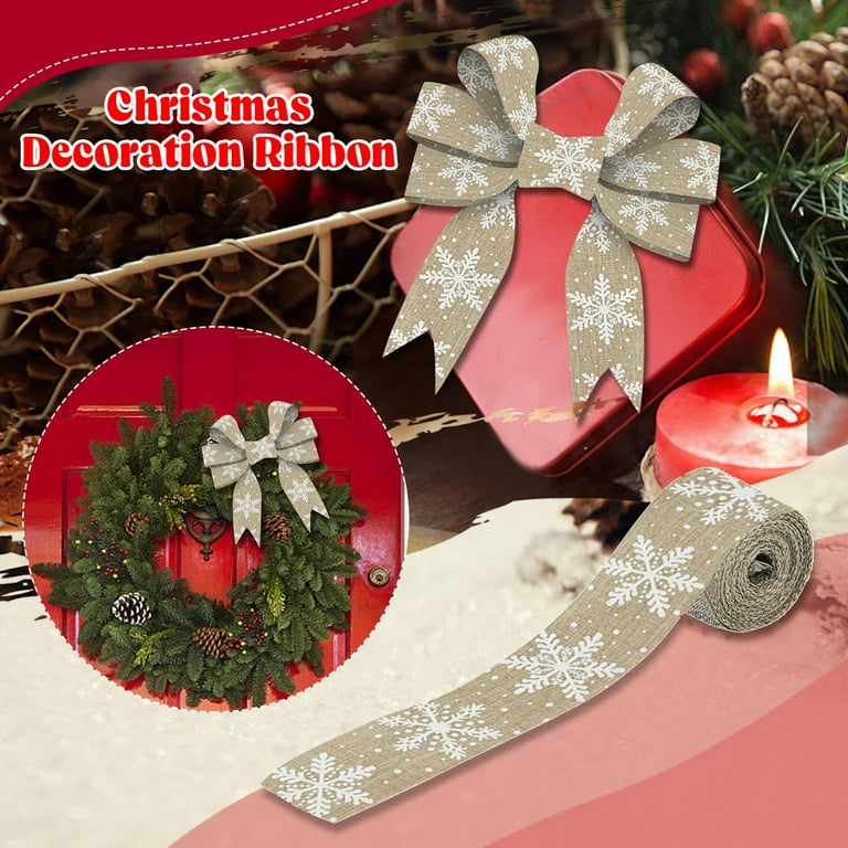 VOSS DIY Christmas Ribbon Decoration Gift Ribbon Gift Wrapping Ribbon Cake  Baking Ribbon Wedding Decoration Wedding Candy Box Ribbon