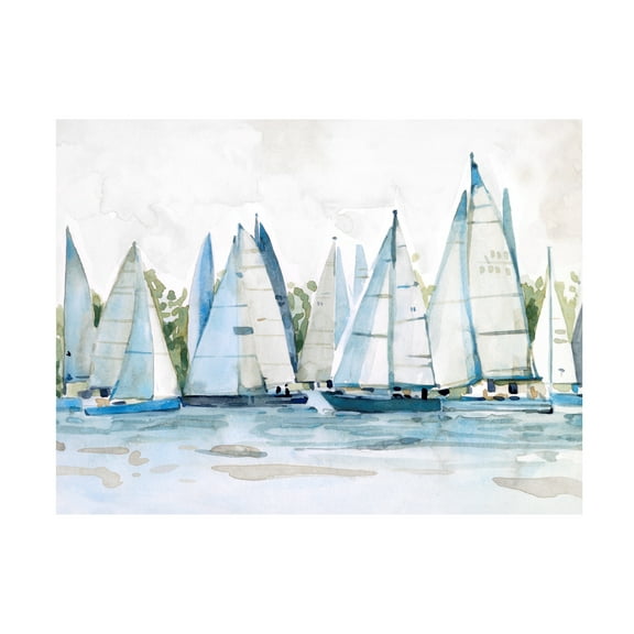 Emma Scarvey 'Pastel Marina II' Canvas Art