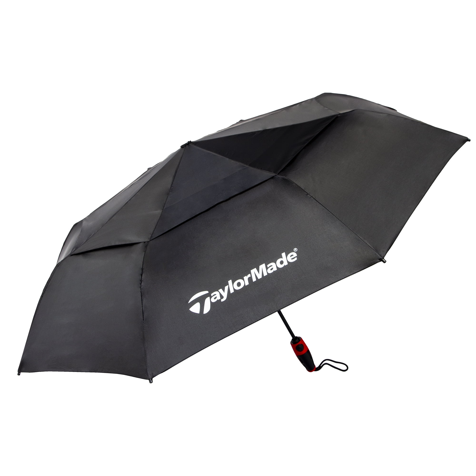 Taylormade Vortexvent Compact Golf Umbrella, 47 Inch, Black