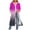 Purple coat for women, variant on jtjvou Long Zip Up Hoodie Women Oversizwd Fleece Jacket with Pocket Loose Long Sleeve Y2k Sweatshirt Fall Colorblock Clothes Blue XL