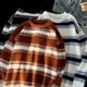thumbnail image 2 of Suéteres de otoño para mujer, estilo retro americano de uso diario, moda para colegialas, sencillos, con contraste de colores, cálidos, suaves y acogedores., 2 of 6