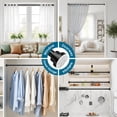 thumbnail image 5 of Tension curtain rod spring loading, adjustable without drilling, suitable for windows, doorways, bathrooms, kitchens, wardrobes, 5 of 5