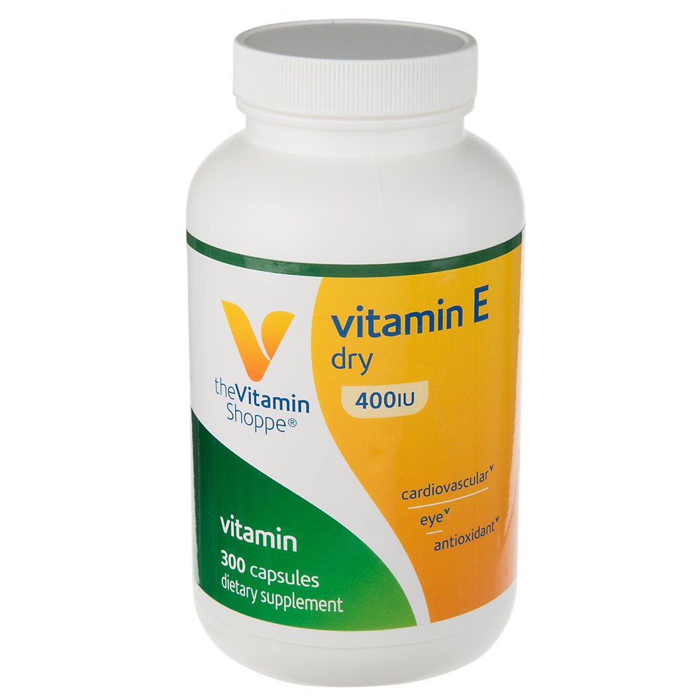 Vitamin E Dry 400IU Natural Source, Supports Healthy