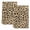 Brown, variant on Leopard Printed Kitchen Towels Set of 2, Modern Animal Fur Patterns Absorbent Dish Towels for Kitchen, Microfiber Hand Towel, Quick Drying Tea Towel for Cleaning Decorative Dishcloths