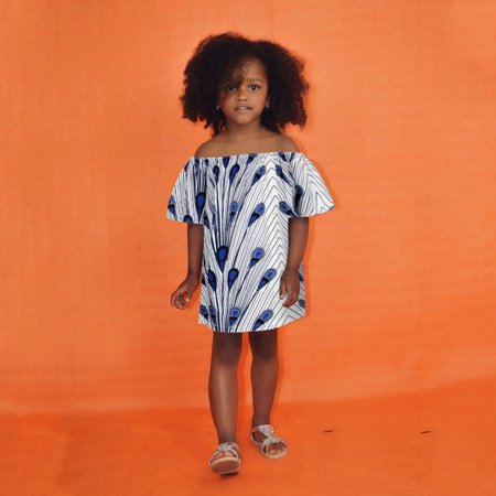 

Binmer Toddler Kids Girls African Dashiki 3D Digital Print One-Piece Princess Dress