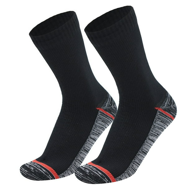 Calcetines deportivos impermeables Fitness al aire libre y transpirables que absorben la humedad Abanopi Negro/S