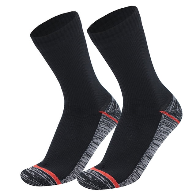 Calcetines deportivos impermeables Fitness al aire libre y transpirables que absorben la humedad Abanopi Negro/S
