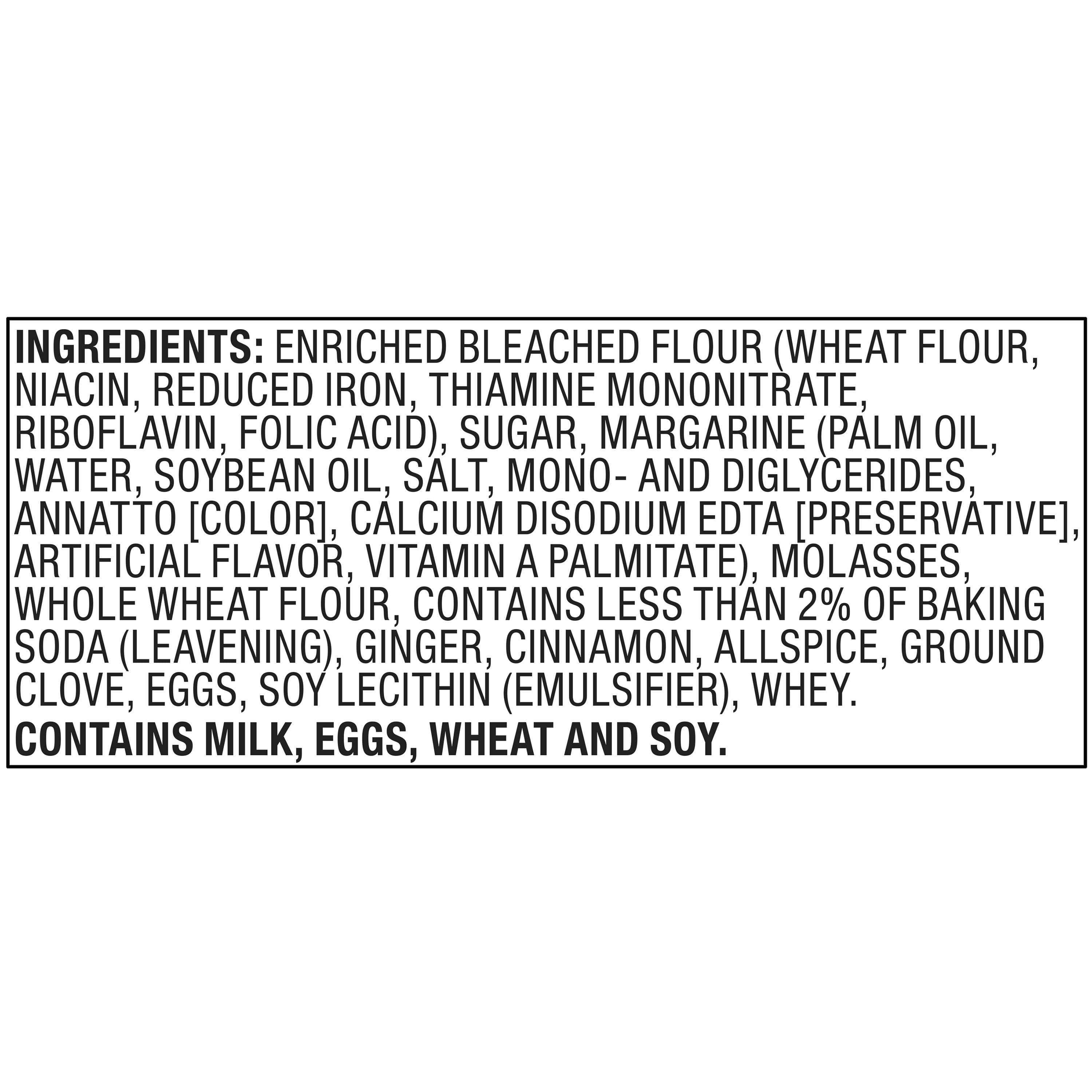 Freshness Guaranteed Baked Gingerbread Cookies, 11 oz, 12 Count (Shelf Stable)