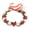 Milky white red, variant on Bride Flower Crown For Wedding Flower Headbands Bride Floral Headbands Women Floral Garlands Crown Hair Wreath