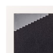Gallery Solutions White Picture Frame Double White Mat Airfloat Wall Display 20 x 24 For 16x20 Photo 1-pack