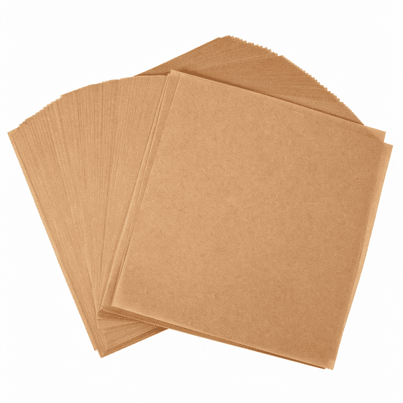CCOCC 200Pcs 6X6 in Hamburger Patty Paper,Unbleached Parchment Paper Squares,Non-Stick Wax Paper Sheets for Separate Burgers,Butter,Cookies,Storing Foods,Freezing