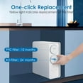 thumbnail image 1 of Royalbelle 600 GPD Reverse Osmosis System,Tankless Reverse Osmosis Water Filter,2:1 Pure to Drain,Under-Sink Water Filtration System,White, 1 of 7