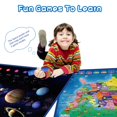 thumbnail image 4 of Juguete interactivo para niños con póster con mapa del sistema solar Talking USA, 4 of 6