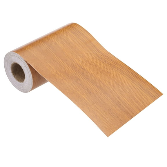 Uxcell Wood Grain Repair Tape 4" x 33 Feet Wood Grain Tape Wallpaper Border Flower