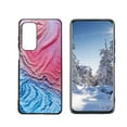 thumbnail image 1 of Compatible with Motorola MOTO Edge 5G UW Phone Case, Blue-Marble-43 Case Silicone Protective for Teen Girl Boy Case for Motorola MOTO Edge 5G UW, 1 of 1