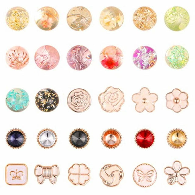 Guardurnaity 30 Uds. De botones, broche oculto desmontable sin costuras fijas antiexposición, accesorios de ropa de moda sin costura de Metal DIY Ropa, zapatos y accesorios Miscelánea