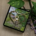 thumbnail image 6 of To Mom Remembrance Message Not Far Apart Forever Necklace w Message Card, 6 of 20