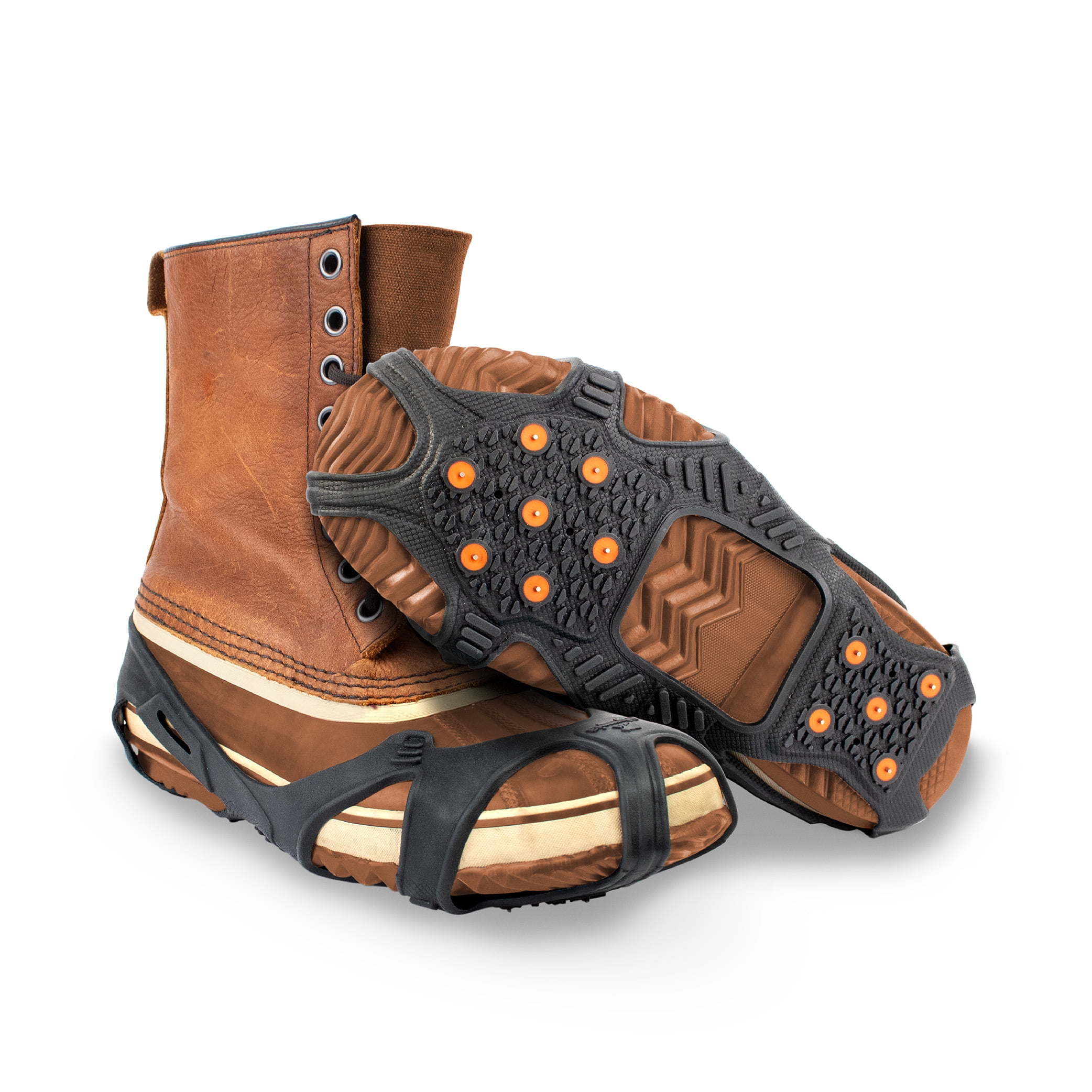Olympia SureSpikes Ice Cleats with Straps & Carry Bag, L/XL