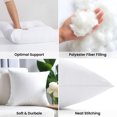 thumbnail image 2 of Lux Decor Throw Pillow Inserts Set of 4 - Decorative Cushion for Couch, Sofa, Bed, Bench & Car Seats – Indoor/Outdoor Square Pillows 16x16, 2 of 6