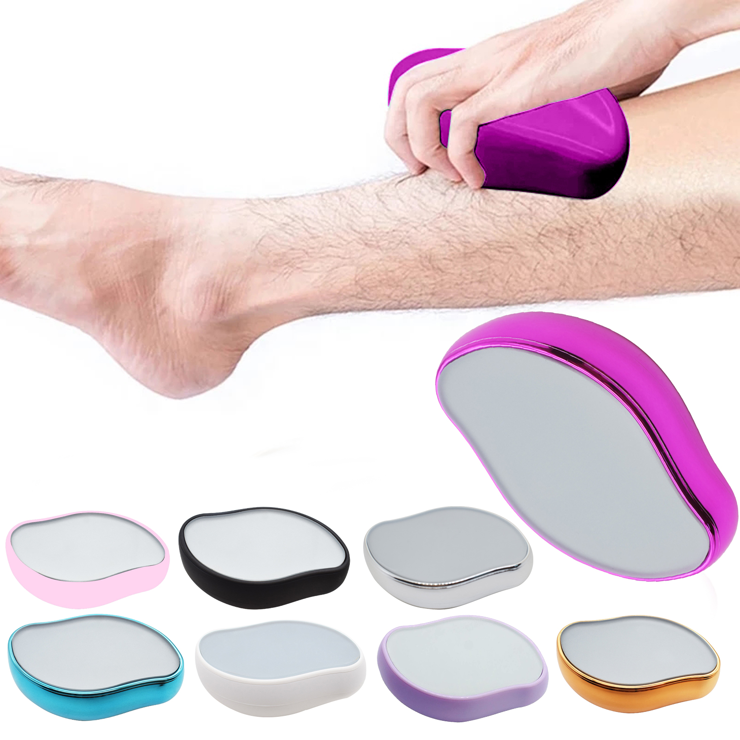 Painless Crystal Hair Eraser for Women, Silky Hair Remover, Magic Crystal Hair Remover for Arms