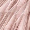 thumbnail image 4 of Women High Waisted Ruffled Mesh Skirt Polyester Mid Length Pleated, 4 of 4