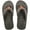966-Grey, variant on Needbo Men's Flip Flop EVA Shockproof Beach Thong Sandal Gray Size 7