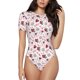 thumbnail image 1 of Fotbe Valentine's Day Body de Mujer con Cuello Redondo y Mangas Cortas, Sin Mangas Ajustado, Suave, Cómodo y Básico-Large, 1 of 7